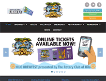 Tablet Screenshot of hilobrewfest.com